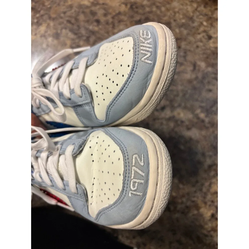 Nike Dunk Low SE Industrial Blue White Rhinestone Kids 6Y HF5742-111 Sneakers